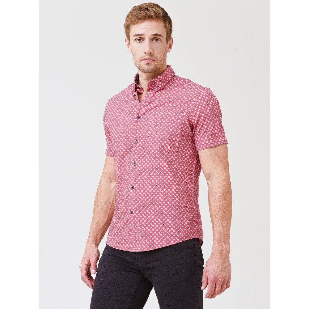 Mizzen + Main Leeward Trim Polo Shirt Mens XXL Short Sleeve Performance Golf Wor